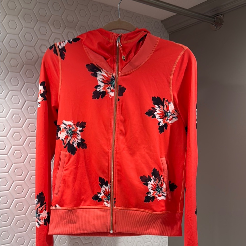 Lululemon active Floral Red Women's Jacket